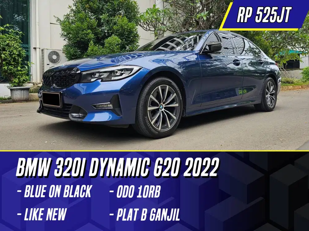 BMW 320i Dynamic G20 2022 Blue on Black Biru 320 i