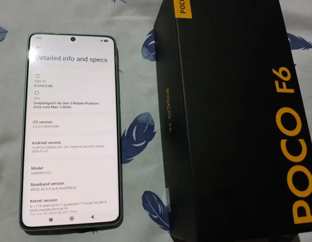 JUAL POCO F6 8/256