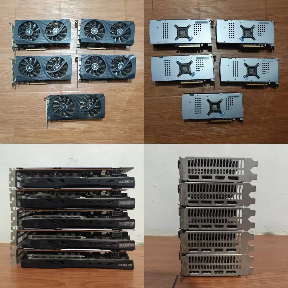 VGA RX 6600 XT 8GB GDDR6 128bit PCIe 4.0 Yeston Segel Baut Bawaan Utuh