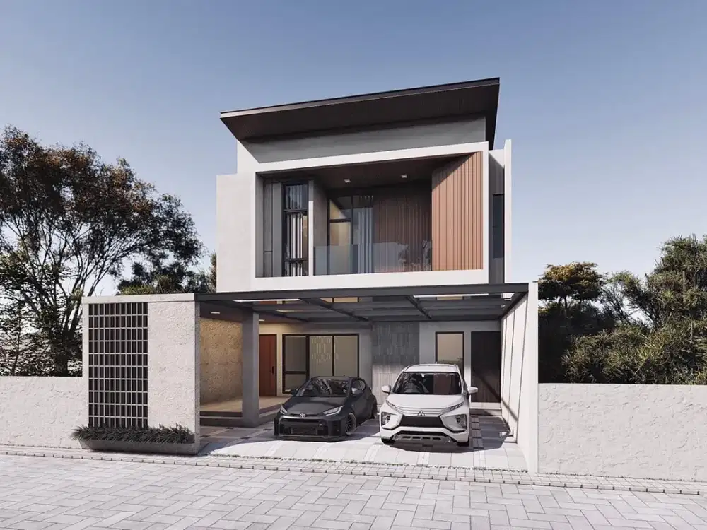 dijual rumah 2lantai bisa free desain hunian nyaman dan aman lokasi di solobaru