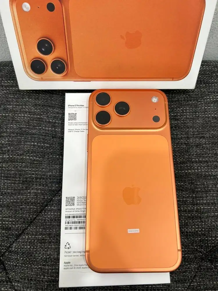 Iphone 17 Promax , Orange , 512GB IBox