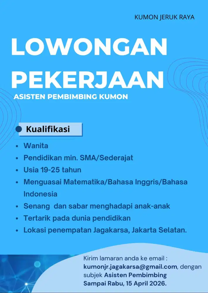 Asisten Pembimbing Kumon