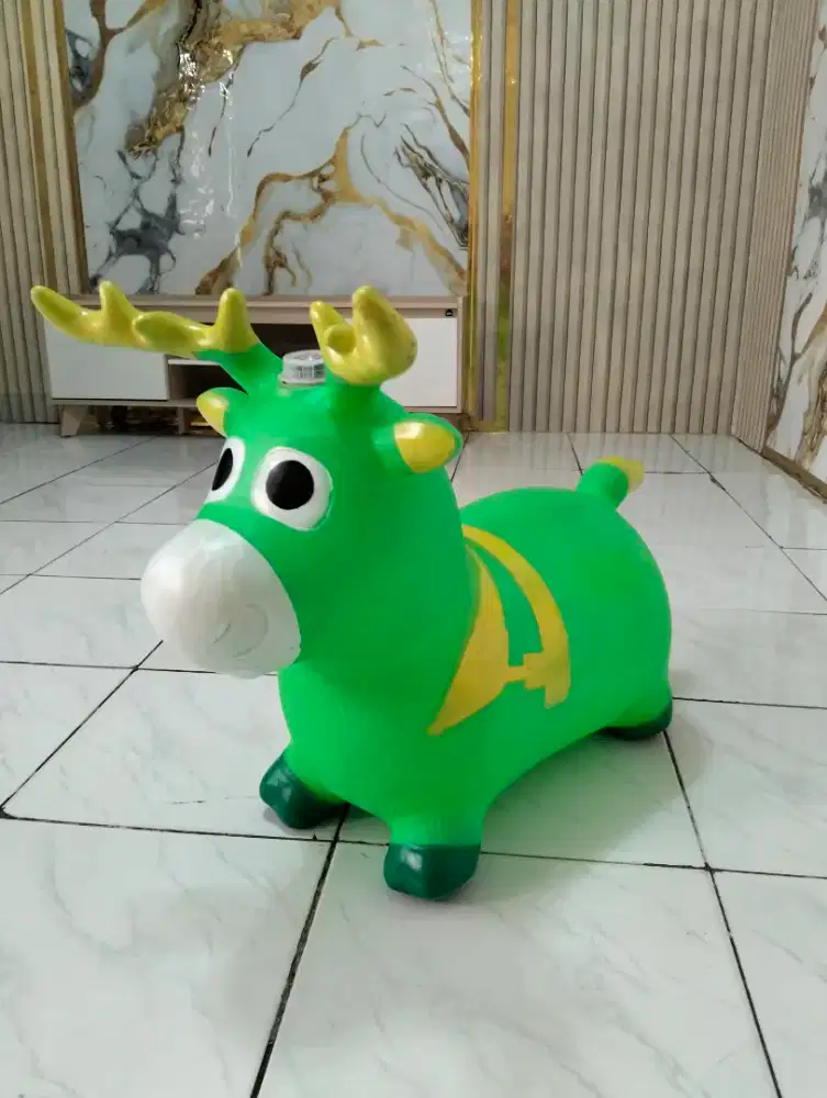 Mainan Anak Kuda Kudaan Karet Animal Jumping