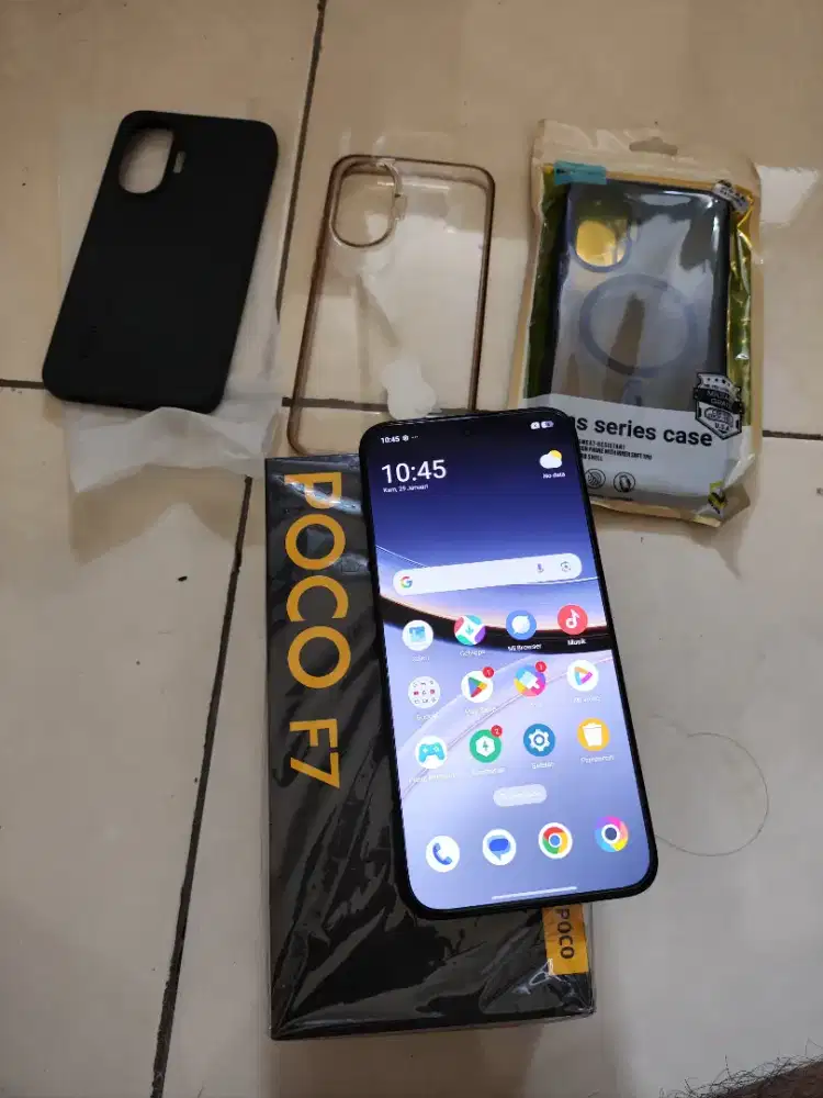 Poco F7 12/512 Full set ori Garansi panjang Bonus 3 case