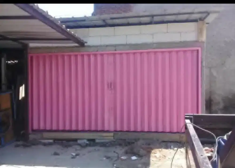 Folding gate dan pintu rolling door galvanis