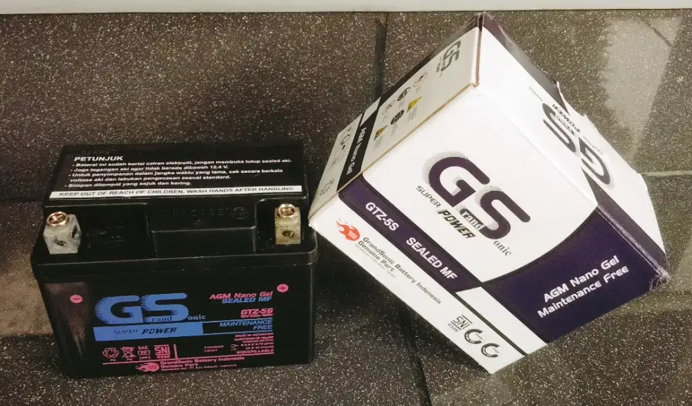 Accu / Aki motor ( gel/kering ) merk GS