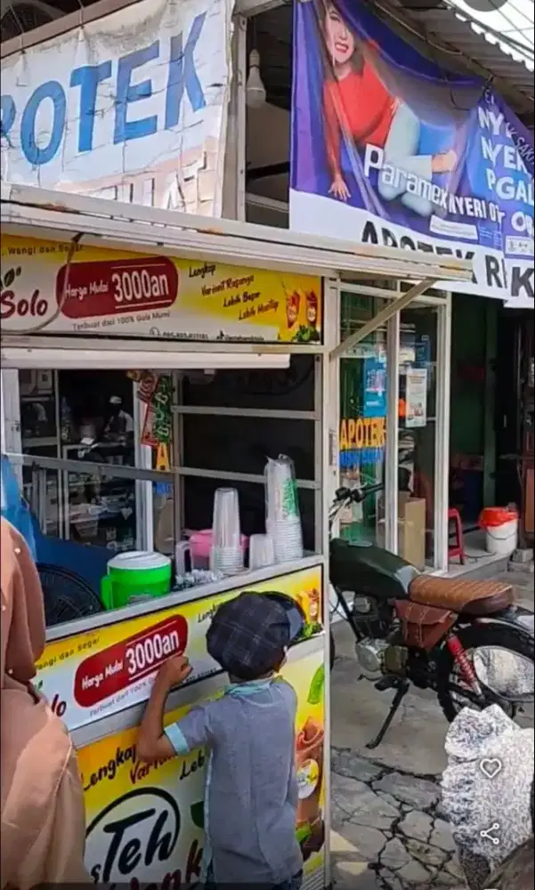 Dijual Gerobak Es Teh solo 700k Nego BU