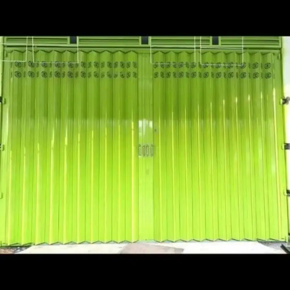 Rolling door besi galvanis dan folding gate