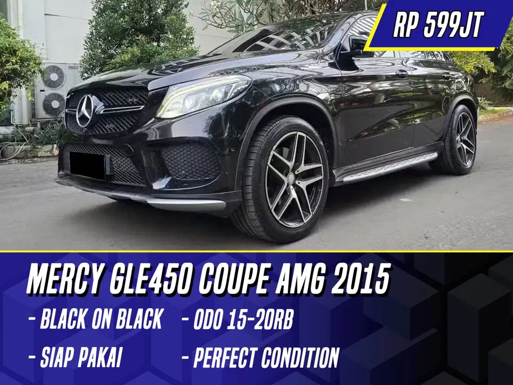 Mercedes Benz GLE450 Coupe AMG 2015 Black Hitam Mercy GLE 450