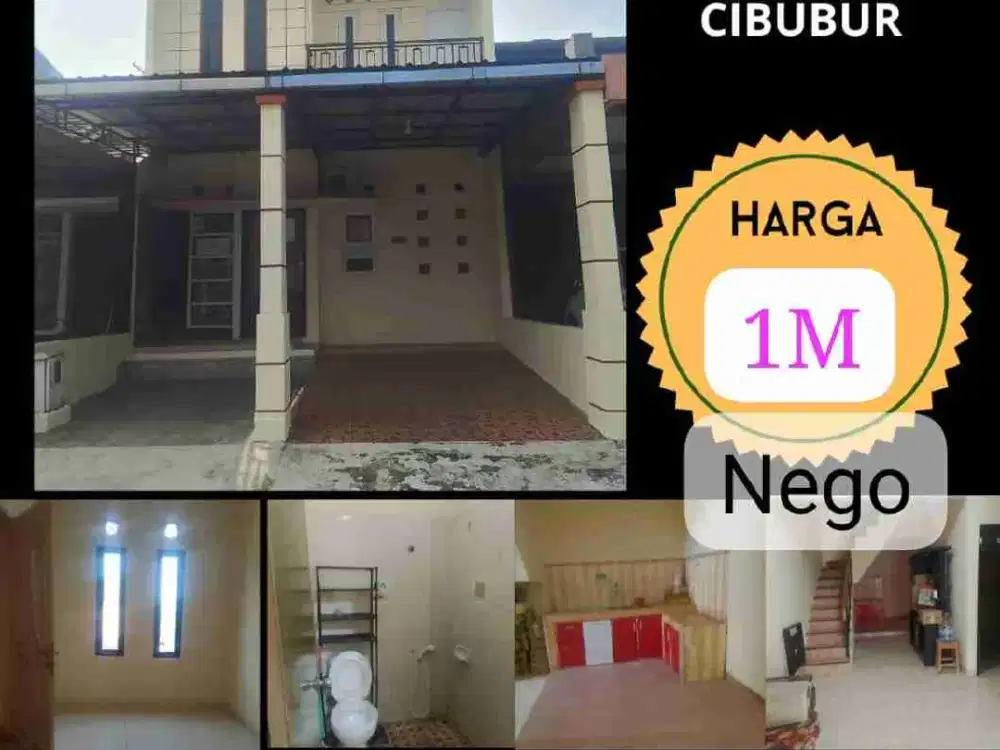 Dijual Cepat! NEGO SAMPAI DEAL RUMAH DIJUAL DI THE ADDRESS CIBUBUR