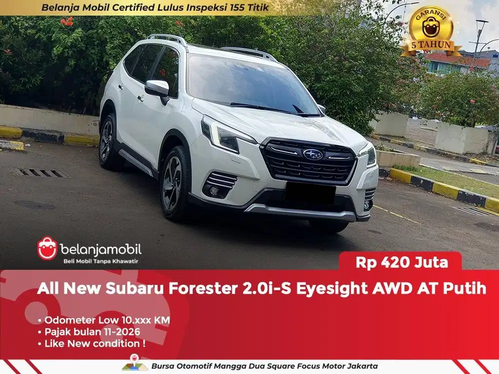 [ LOW KM 10RB ] Subaru Forester 2.0i-S Eyesight AWD AT 2024/2025