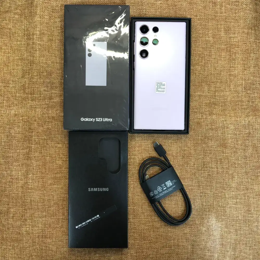 Samsung Galaxy S23 Ultra 5G 512GB Pink Super Mulus ex Garansi resmi