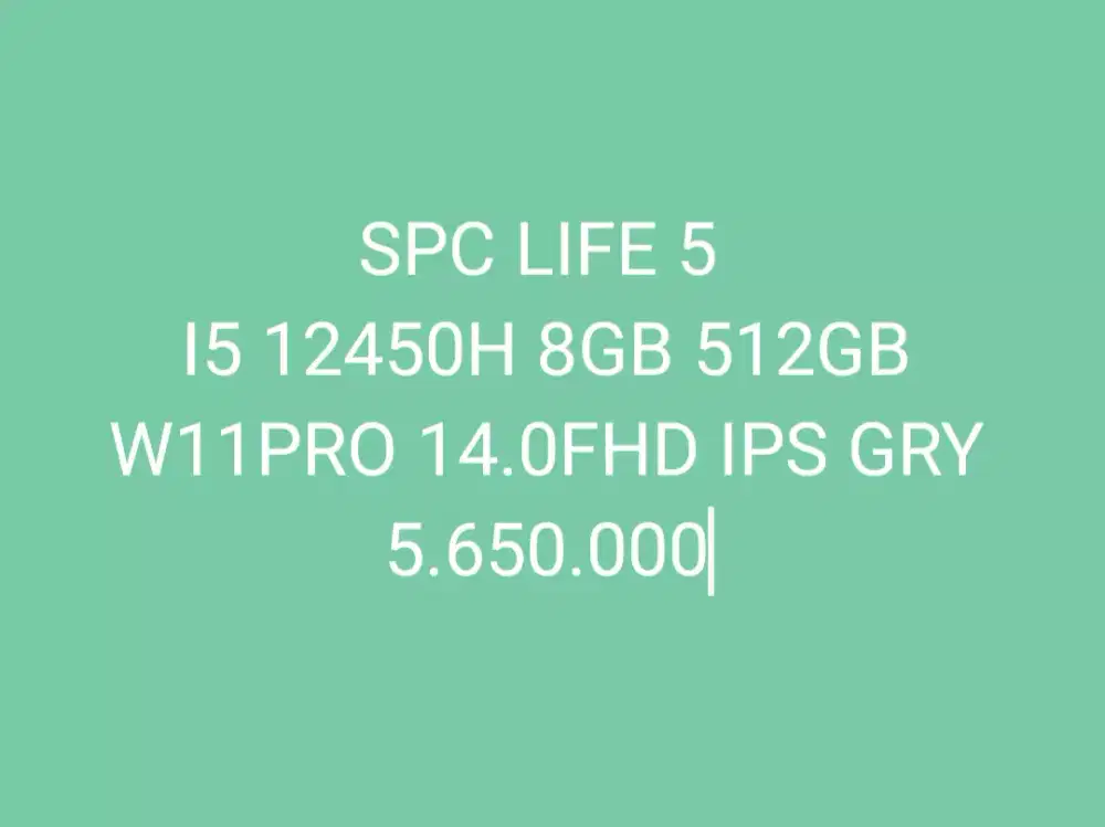 SPC LIFE 5 i5 12450H