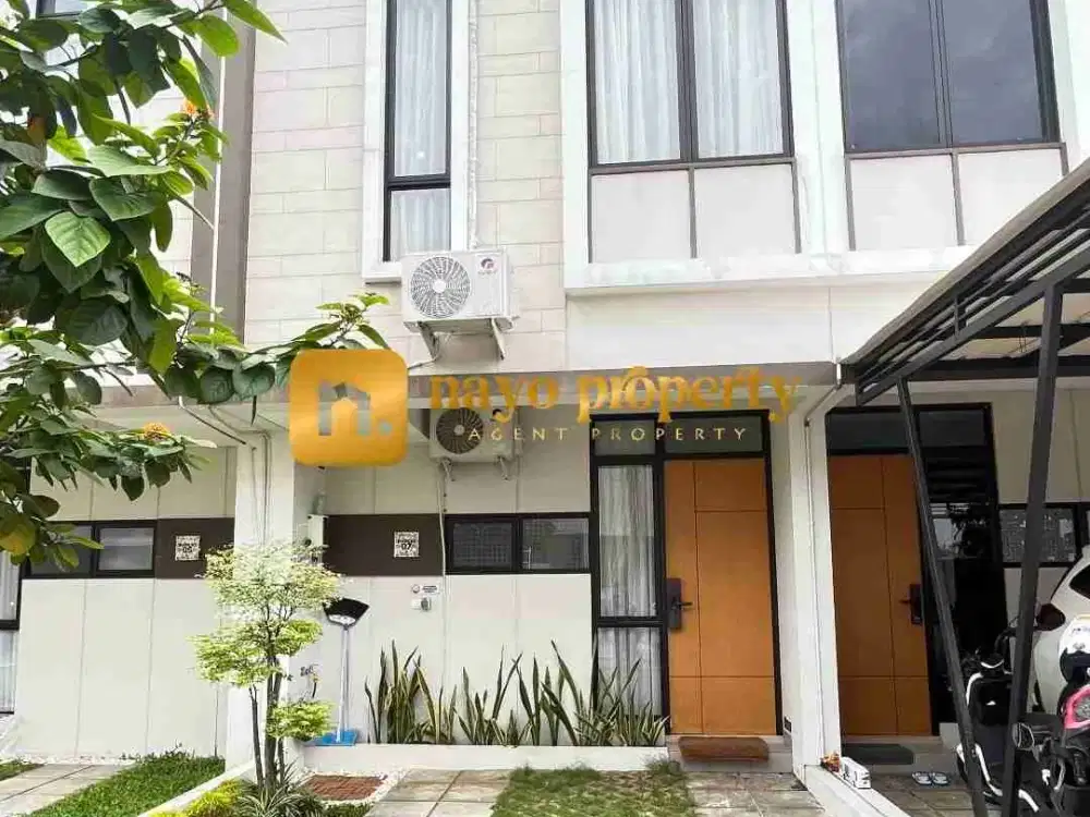 Rumah Cluster FULL FURNISHED Dekat Stasiun Lemah Abang di Jababeka Residence Cikarang