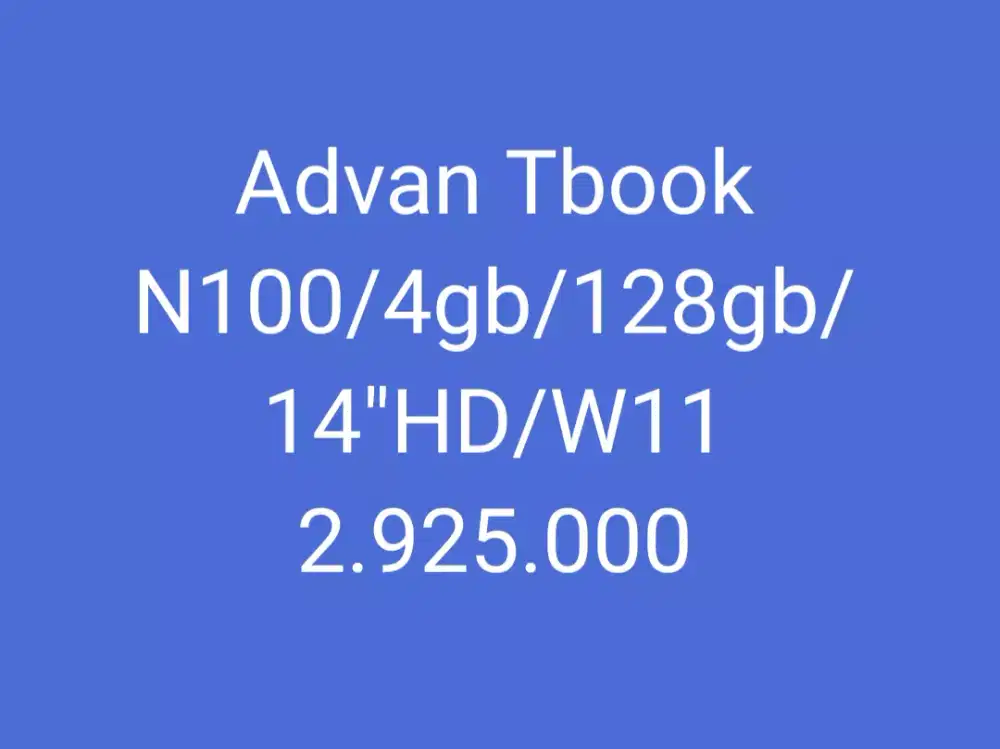 Advan Tbook
N100