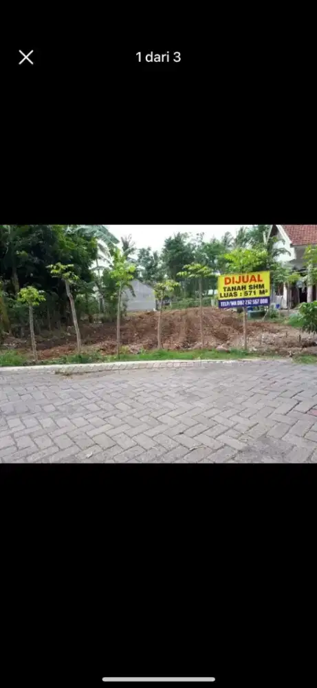Dijual Tanah dekat PT INKA Luas 571m2