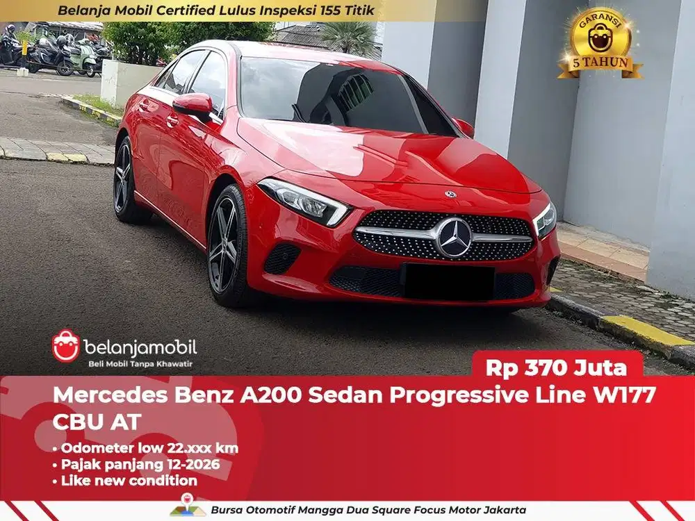[ LOW KM 22RB ] Mercedes Benz Mercy A200 A 200 Progressive 2019/2020