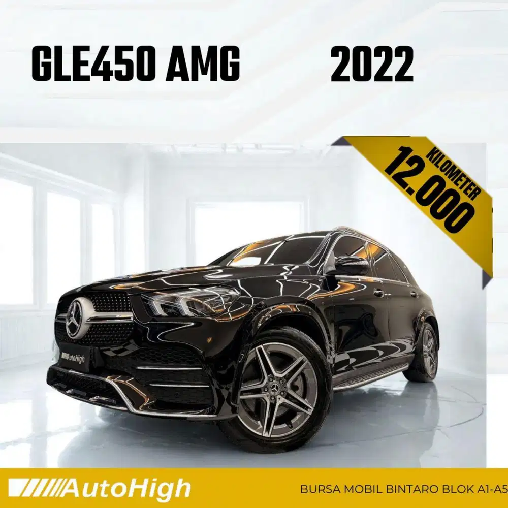 DP10% [Km12.000] GLE450 AMG 2022 Black / GLE 450 Reg 2023 #AUTOHIGH