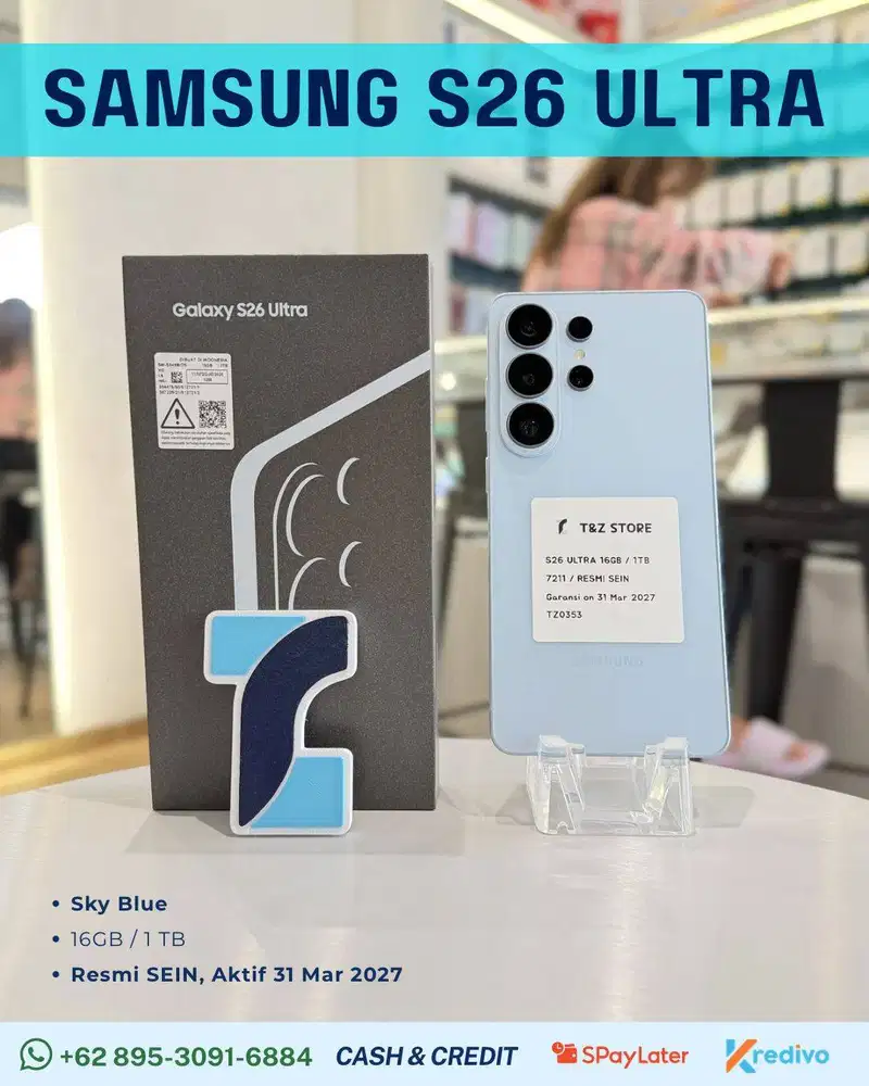 SAMSUNG S26 ULTRA 16GB/1TB - SKY BLUE