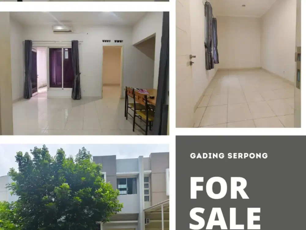 DIJUAL !!!!!!!!!Rumah Cluster Canary - Spring Gading Serpong