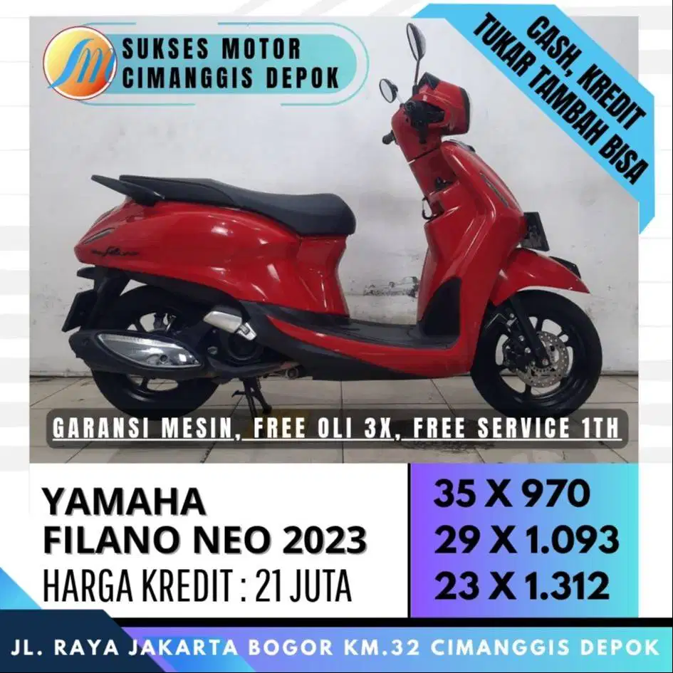 GRAND FILANO NEO 2024 MULUS SIAP PAKAI UNIT BERGARANSI [SUKSES MOTOR]