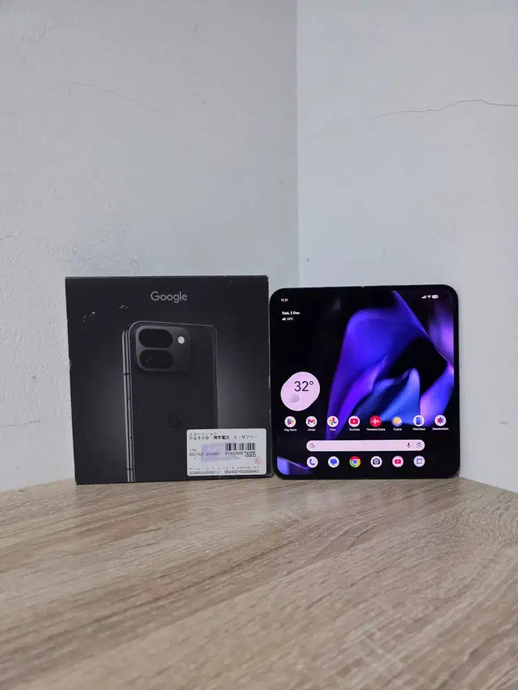 Google Pixel 9 Pro Fold IMEI Resmi Beacukai Obsidian 16GB / 512GB