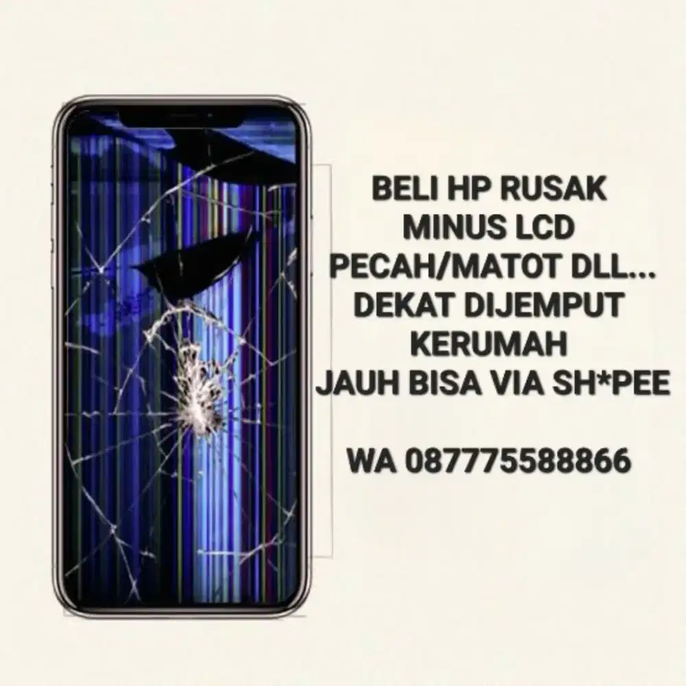 Beli HP Rusak Oppo Vivo Samsung Xiaomi Realme dll Rusak Minus Mati