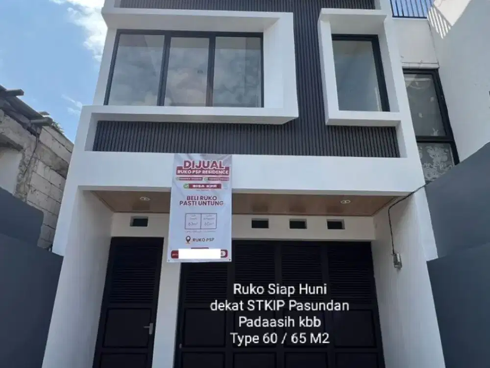 RUKO SIAP HUNI DP 0% DEKAT STKIP PASUNDAN BANDUNG BARAT