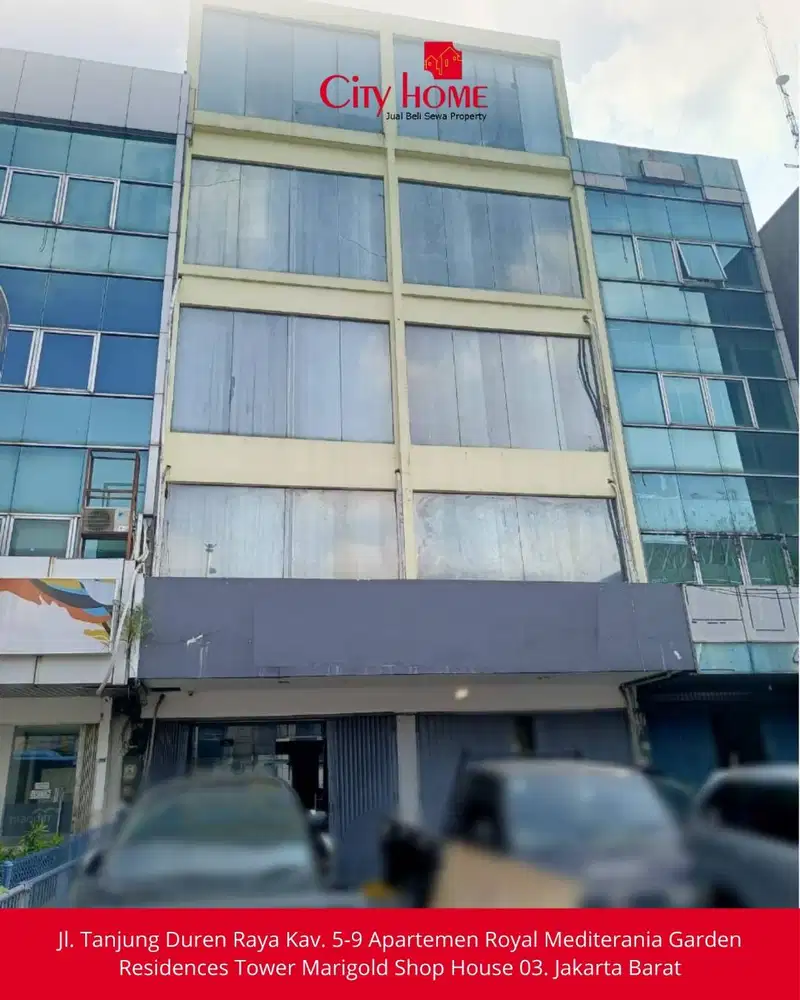 Disewakan Ruko Luas di Pusat Kota Jakarta – 5 Lantai, Akses Mudah