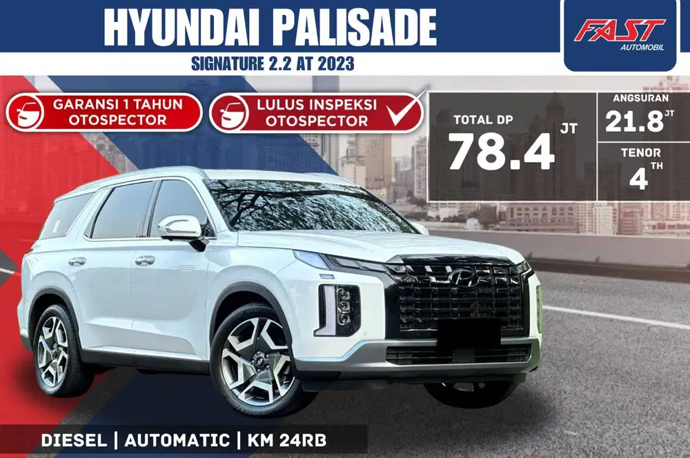 HYUNDAI PALISADE SIGNATURE 2023 2.2 AT DIESEL SUNROOF LOW KM.24RB