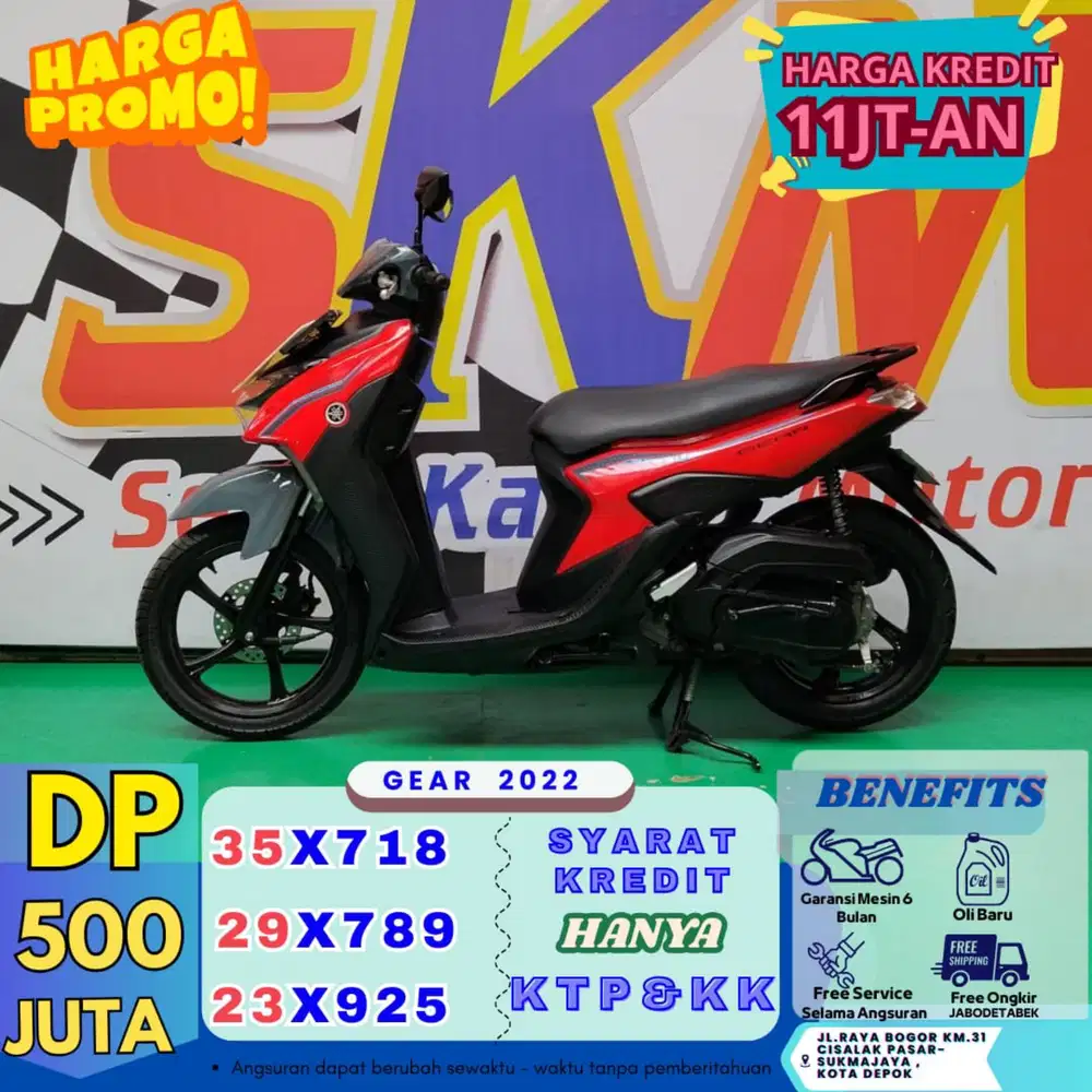 ( super hemat DP:500 gear 2023 syarat kk dan KTP)