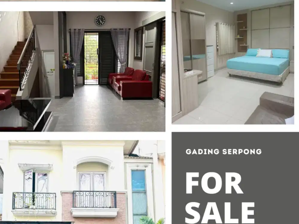DIJUAL RUMAH CLUSTER CRYSTAL PHG - GADING SERPONG