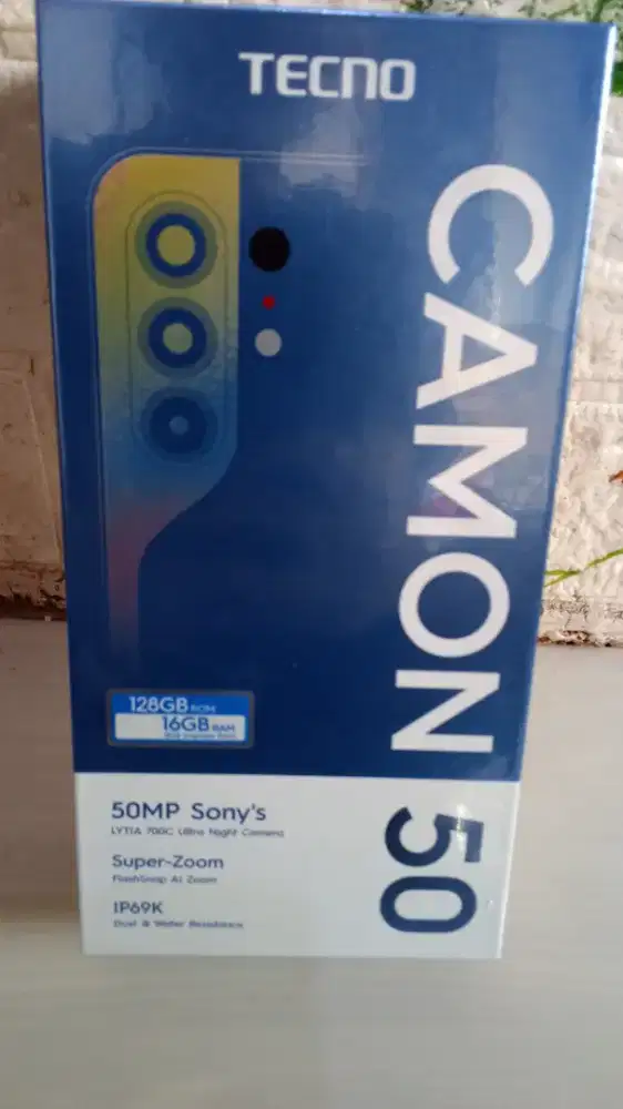 TECNO CAMON 50 Black RAM 8+8/128 GB ROM BARU GARANSI RESMI 12+1 BULAN