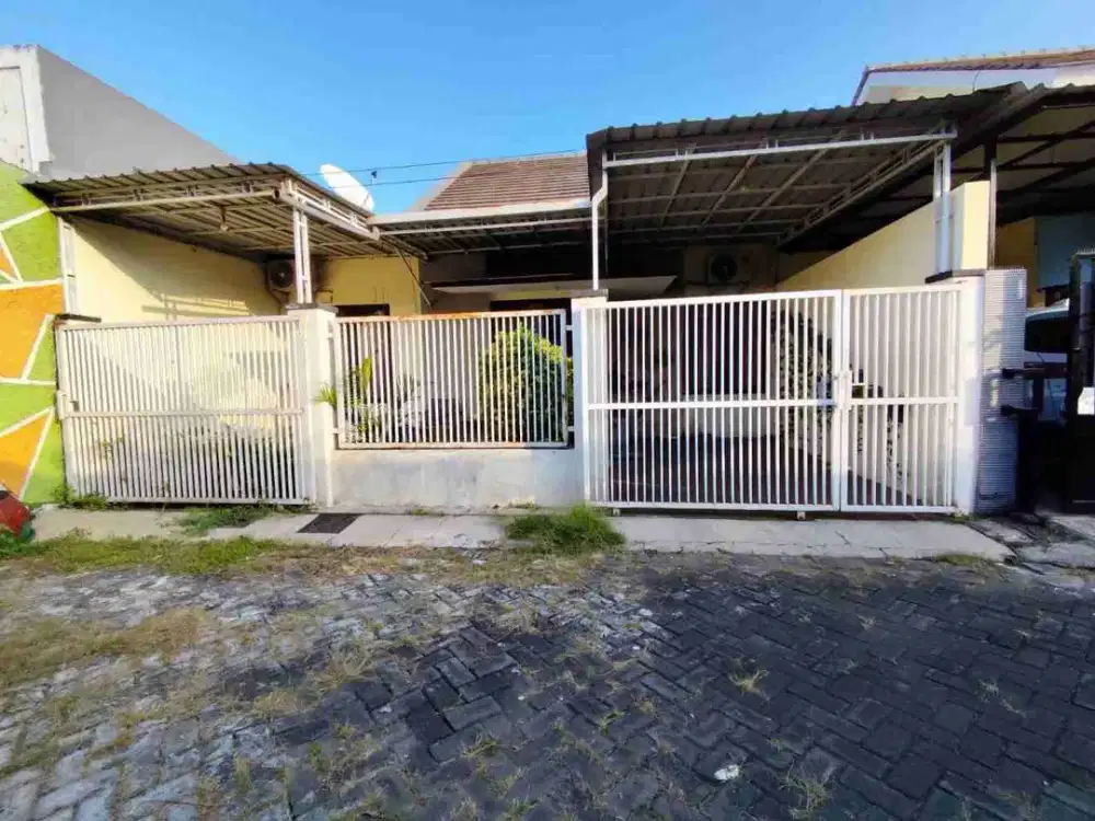 KUTISARI SELATAN LEBAR 8 ‼️Jual Rumah 1 Lantai Surabaya Selatan dekat Kampus Petra Siwalankerto