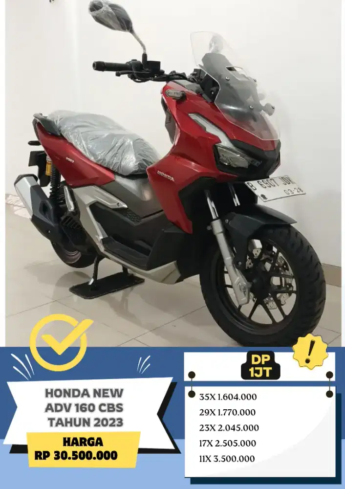 HONDA NEW ADV 160 CBS tahun 2023 Dp 1jt