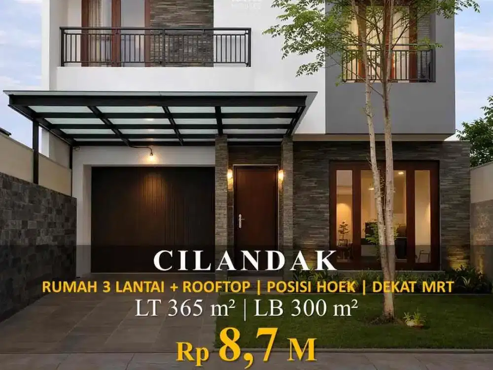 DIJUAL RUMAH HOEK PONDOK INDAH & CIPETE AREA