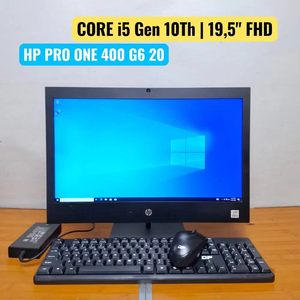 ALL IN ONE HP CORE i5 Gen 10 Layar 20in
