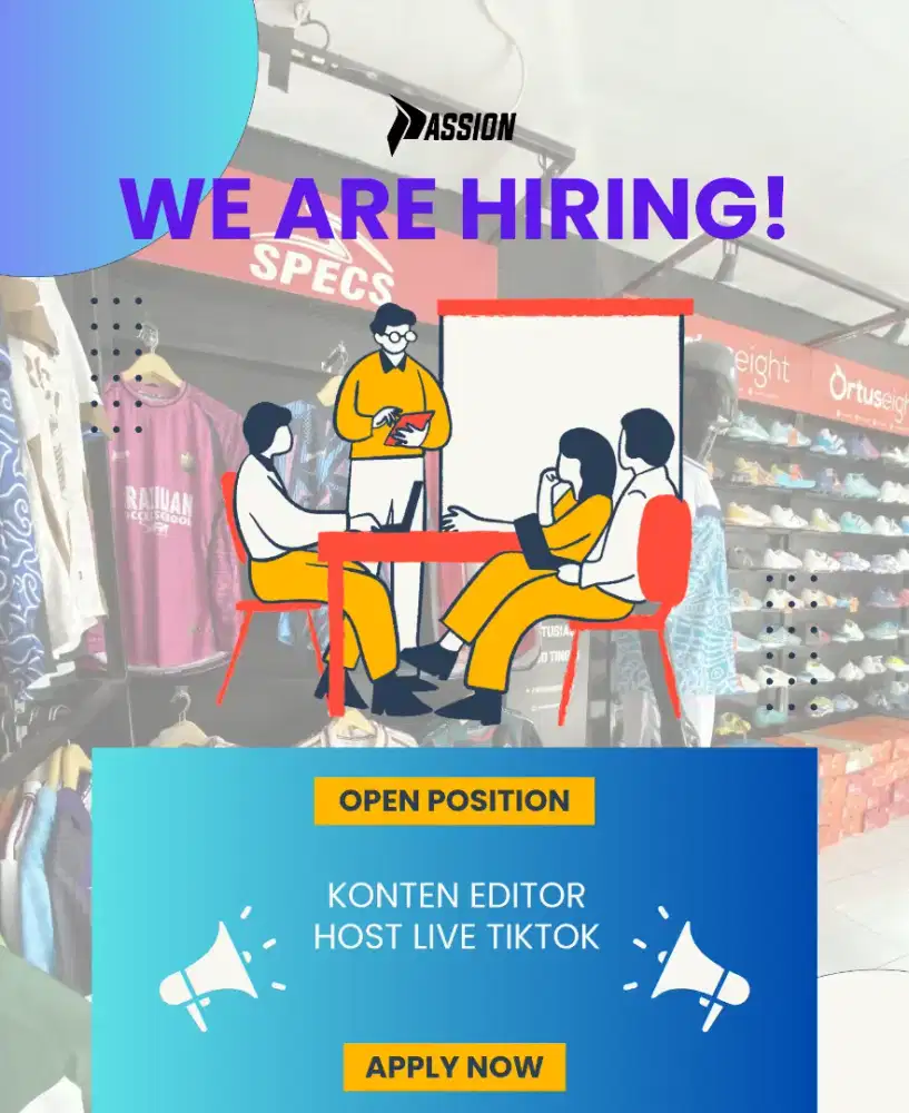 LOWONGAN KERJA TOKO OLAHRAGA