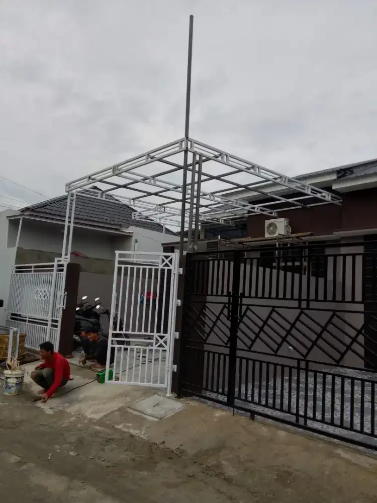 Kanopi minimalis modern