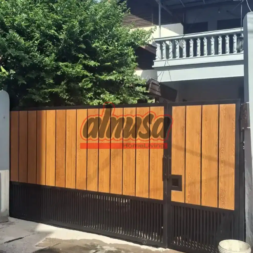 Pagar Rumah Kombinasi GRCPLANK, Pagar Rumah Minimalis, Pagar Rumah
