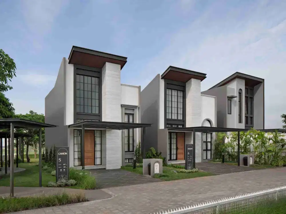 Rumah Modern 2 Lantai American Classic di Grand Duta City DP 0, cukup 5 juta all in