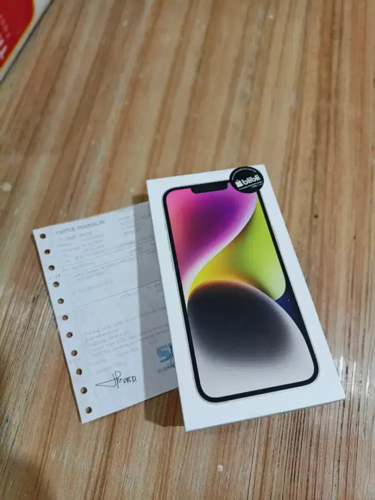 Open box saja iphone 14