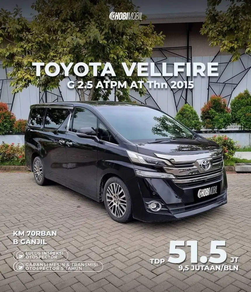 Vellfire G ATPM 2.5 AT 2015