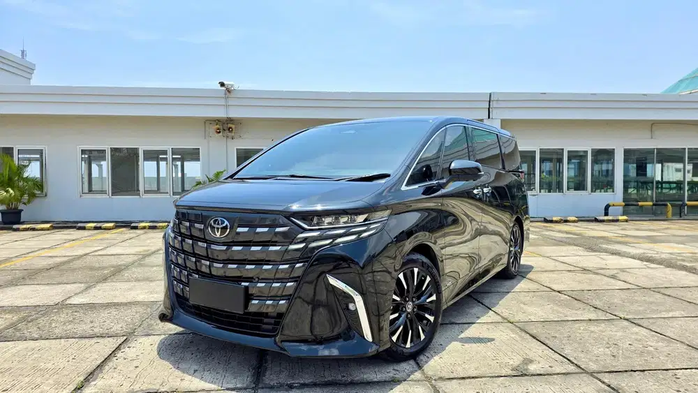 [KM 5.000]TOYOTA ALPHARD 2.5 HEV HYBRID TSS HITAM 2025 NON MODELLISTA