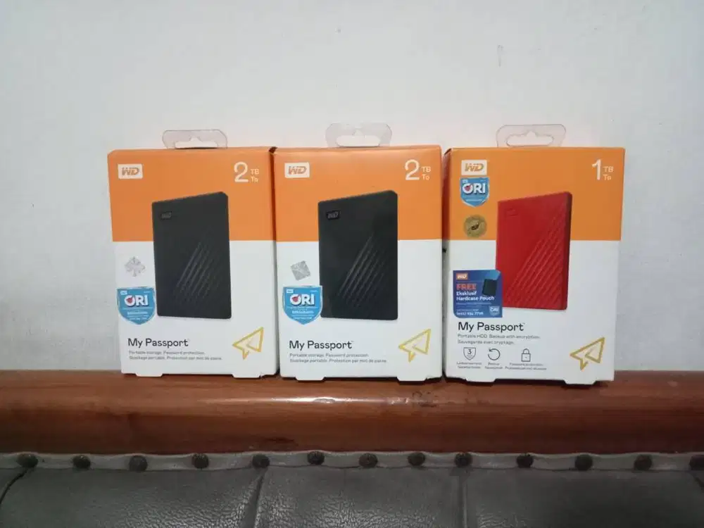 TERSEDIA HARD DISK EKSTERAL WD MY PASSPORT
