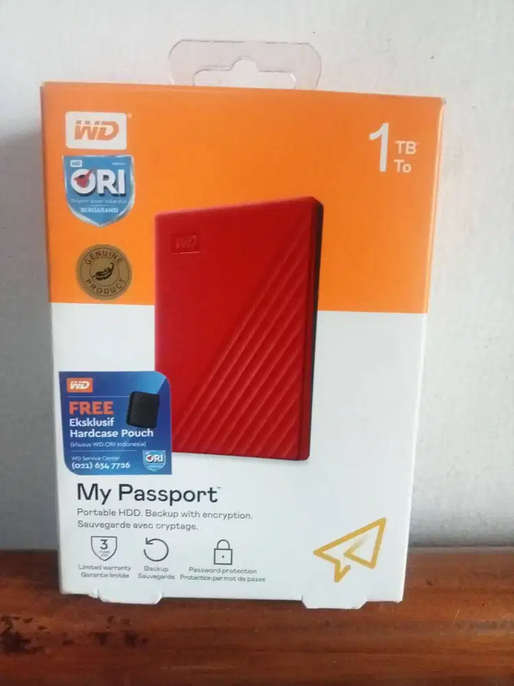 HARD DISK EKSTERAL WD MY PASSPORT