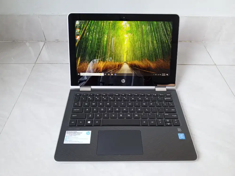 DI JUAL CEPAT LAPTOP HP X360 TOUCHSREEN INTEL PENTIUM RAM 4 SSD 256