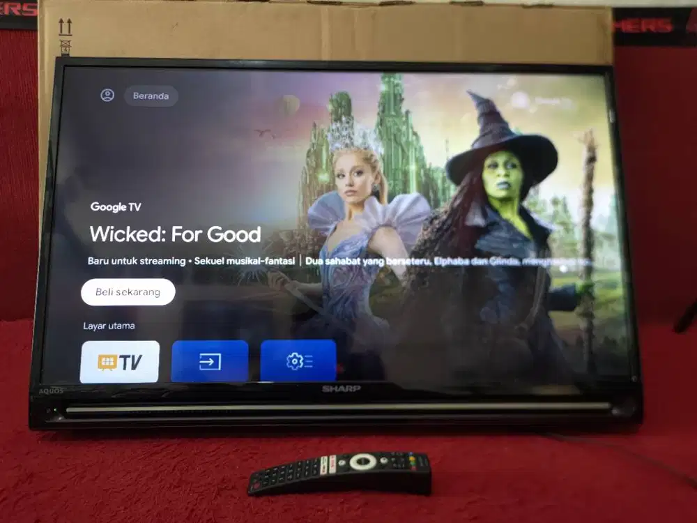 TV SHARP AQUOS 2T-C32EG1I Google TV Digital 32 inc FULLSET