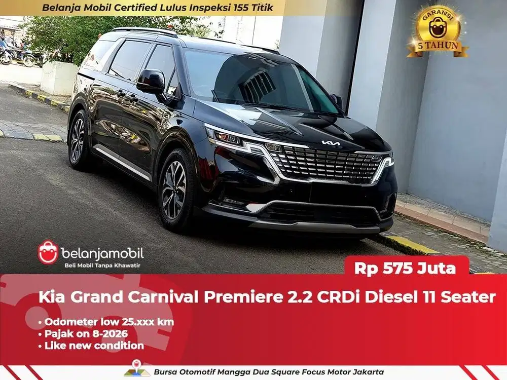 [ LOW KM 25RB ] Kia Grand Carnival 2.2 CRDi Diesel 11 Seat 2023/2024