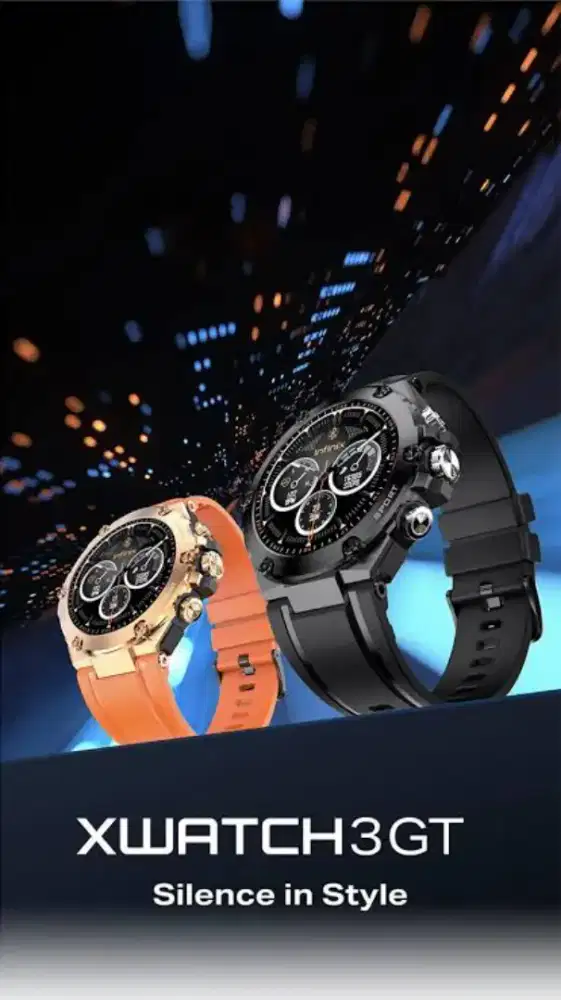 Smartwatch Infinix Xwatch 3 GT - Gold (Garansi Resmi)